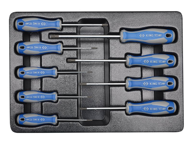 KING TONY Набор отверток Torx 9 ед. (Т 8- Т40) | 9-31909PR
