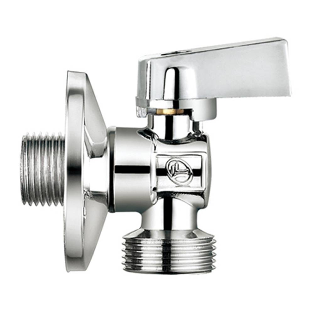 Кран лат. шар. хром. для сантехприладів 1/2*3/4 різьба З/З ал. ручка Double-lin | 78-110