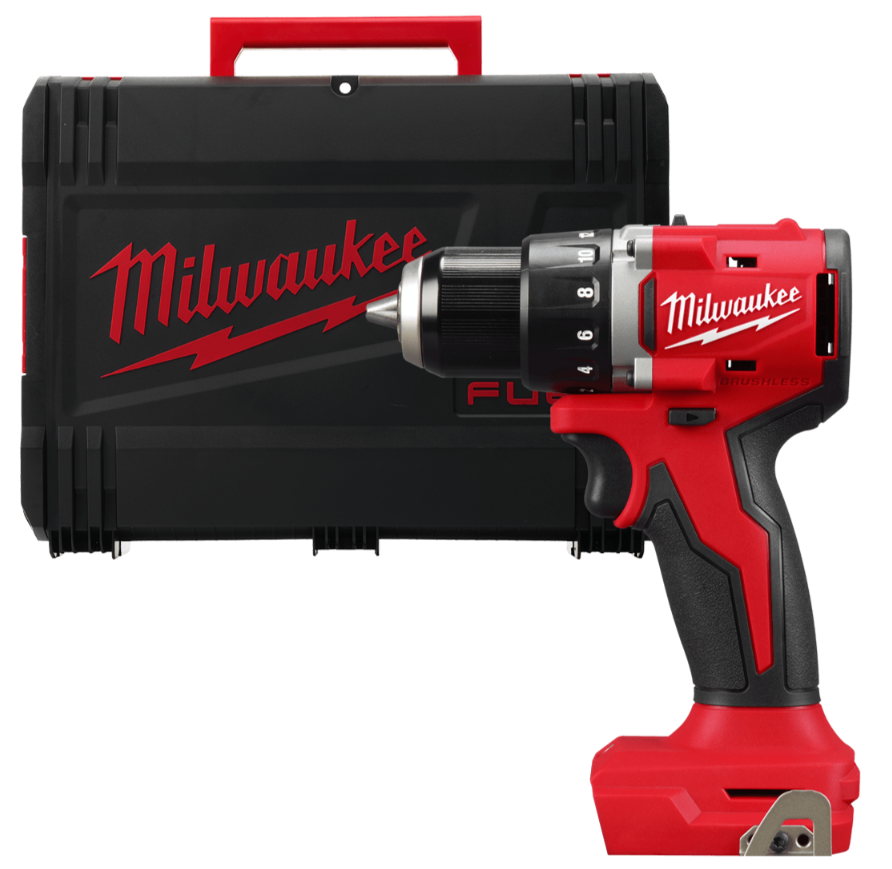 MILWAUKEE Дриль-шурупокрут акумуляторний, M18 BLDDRC-0X, 60Нм (HDкейс) | 4933492832