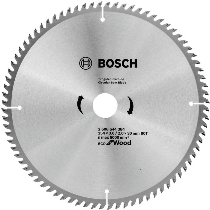 Пиляльний диск Bosch Optiline Wood ECO (254х30х80Т) (2608644384)