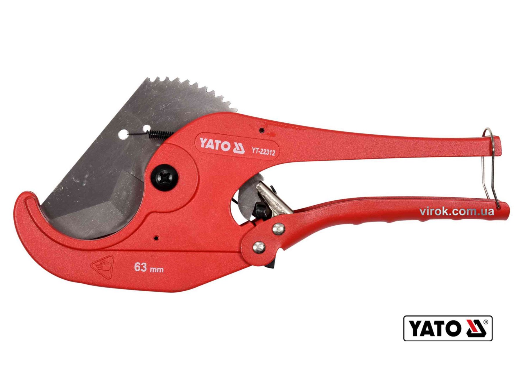 YATO Труборіз для ПВХ труб YATO : max Ø= 63 мм, корпус з нержавіючої сталі  | YT-22312