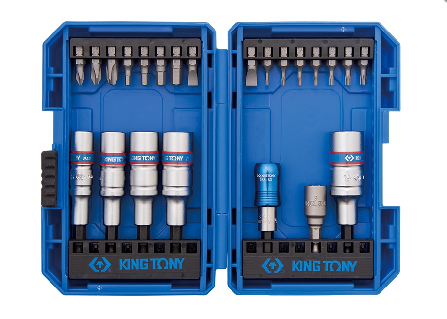 KING TONY Набор вставок бит 1/4 дюйма 23 предметов | 1023MRA