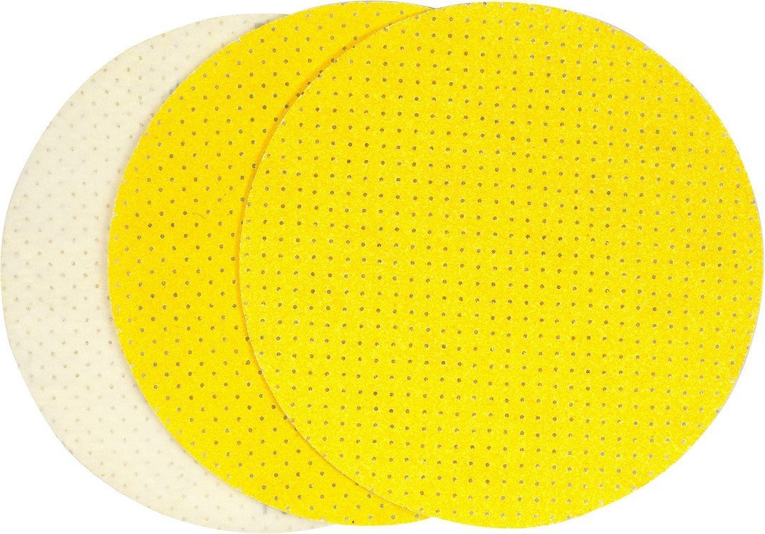 YATO Диск шліфувальний перфорований на липучці по штукатурці до шліфмашини YATO: G180, Ø=225мм, 3 шт