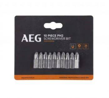 Біта AEG ASDPZ22510, PZ2, 25мм (10шт)