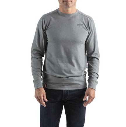 MILWAUKEE Футболка HTLS легка з довгим рукавом, сіра, розмір XXL | 4932492992