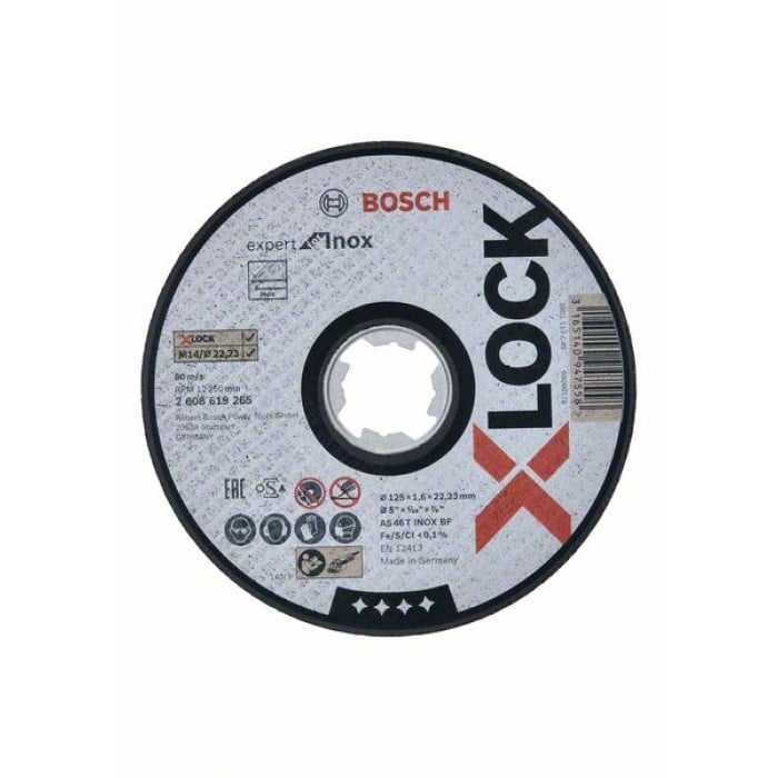 Круг відр. 125х1,6 мм Expert Inox X-LOCK, Bosch