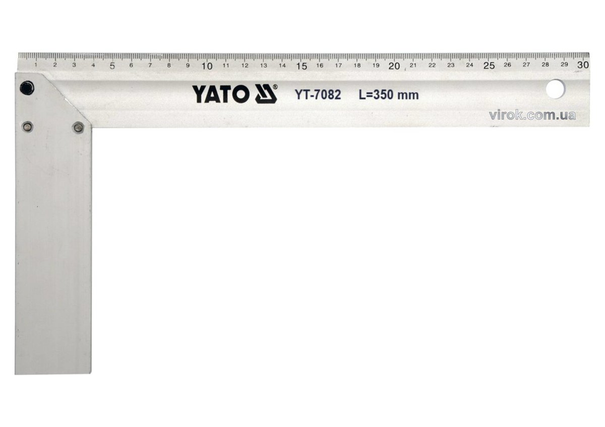 YATO Кутник столярний алюмінієвий YATO : l= 350 мм  | YT-7082