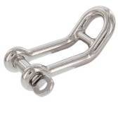 Скоба вигнута з перемичкою, нержавіюча сталь А4 (AISI 316) /// 815154