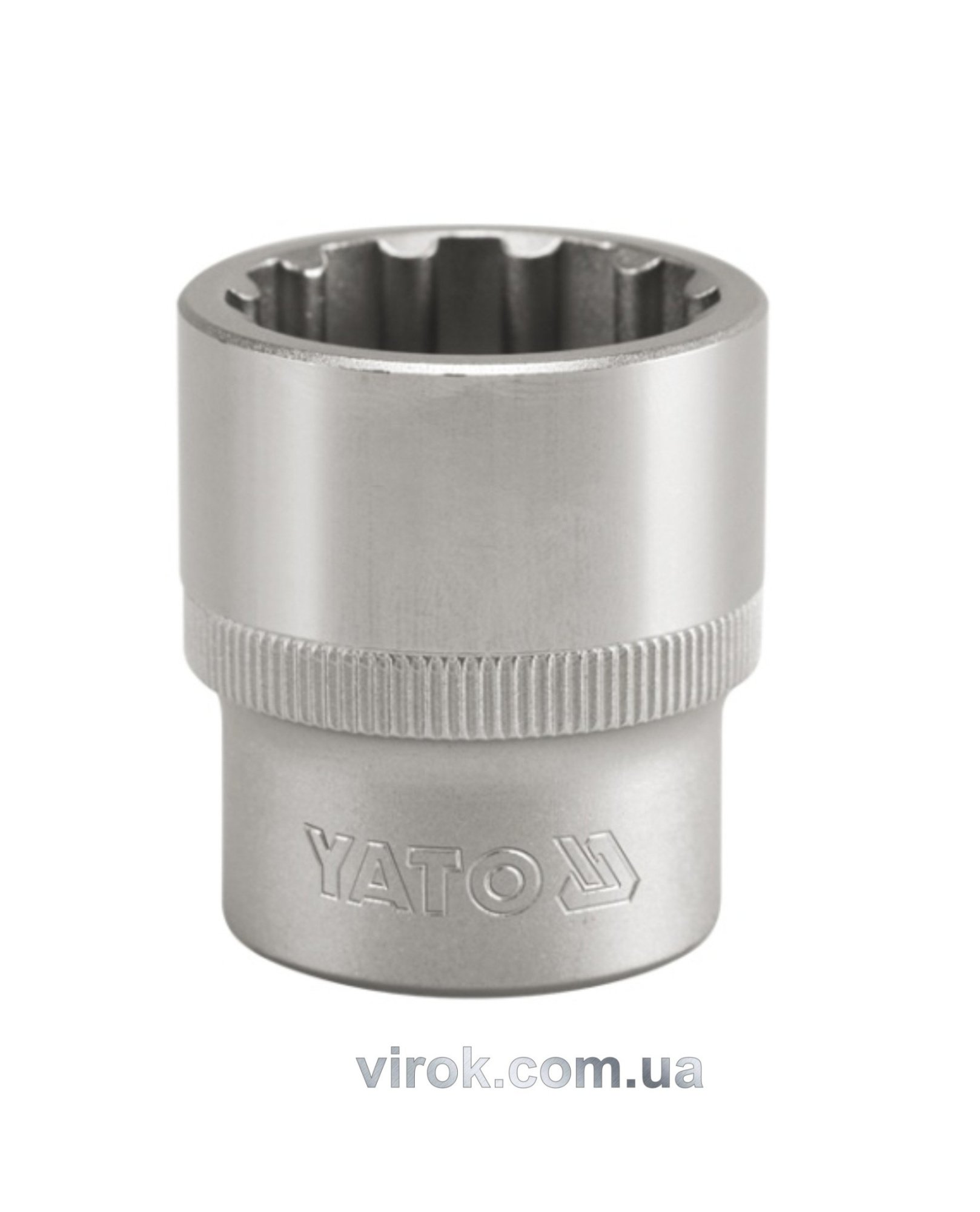 YATO Головка торцева YATO : квадрат 1/2", "Spline", M= 21 мм, L= 38 мм  | YT-1473