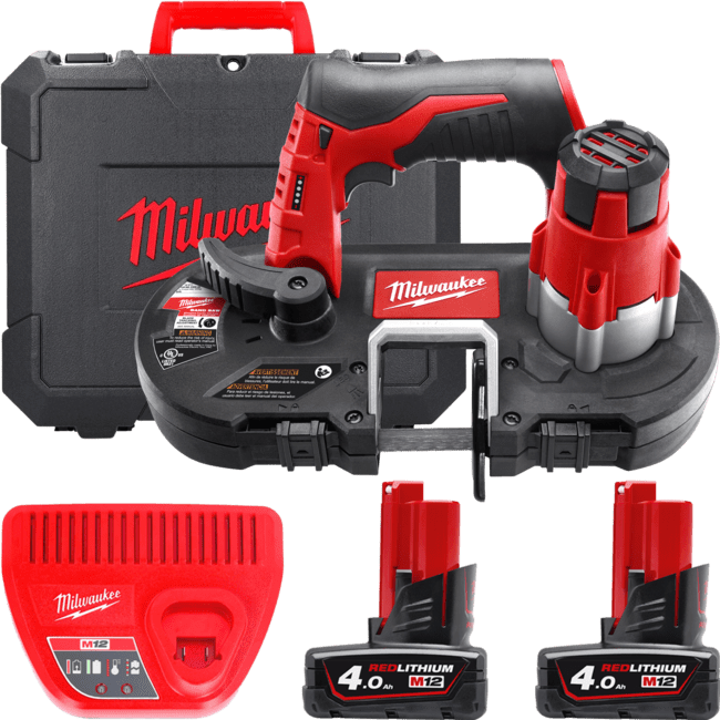 MILWAUKEE Пила ленточная аккумуляторная бесщёточная M12 BS-0 4933431310 | 4933441805