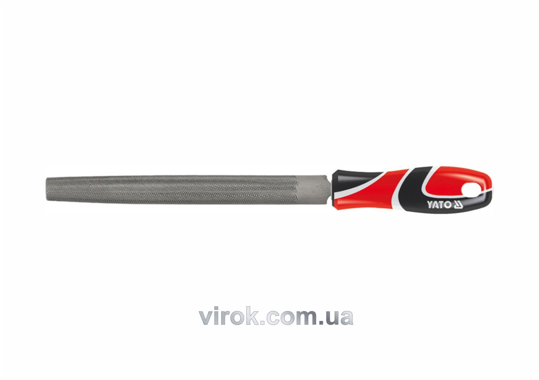 YATO Напильник по металу YATO, напівкруглий l=250 мм, #2  | YT-6231