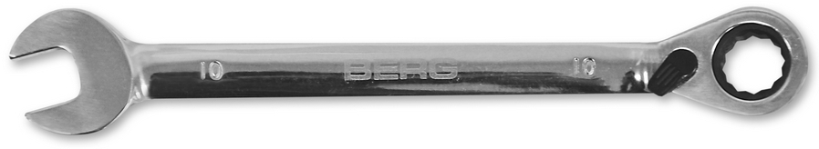 48-347 Ключ ріжково-накидний з тріскачкою, реверсний, Cr-V, 15 мм | Berg