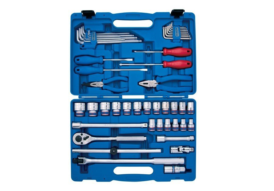 KING TONY Набор инструментов универсальный 47 ед. 1/2" 6-ти гранные | 4547MR