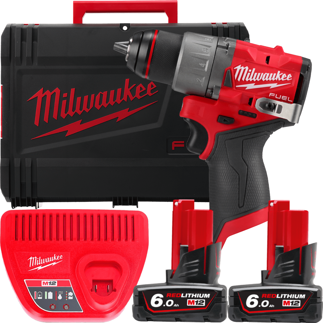 MILWAUKEE Акк. шуруповерт, крут. мом. 45 Нм, M12 FDD2-602X | 4933479875