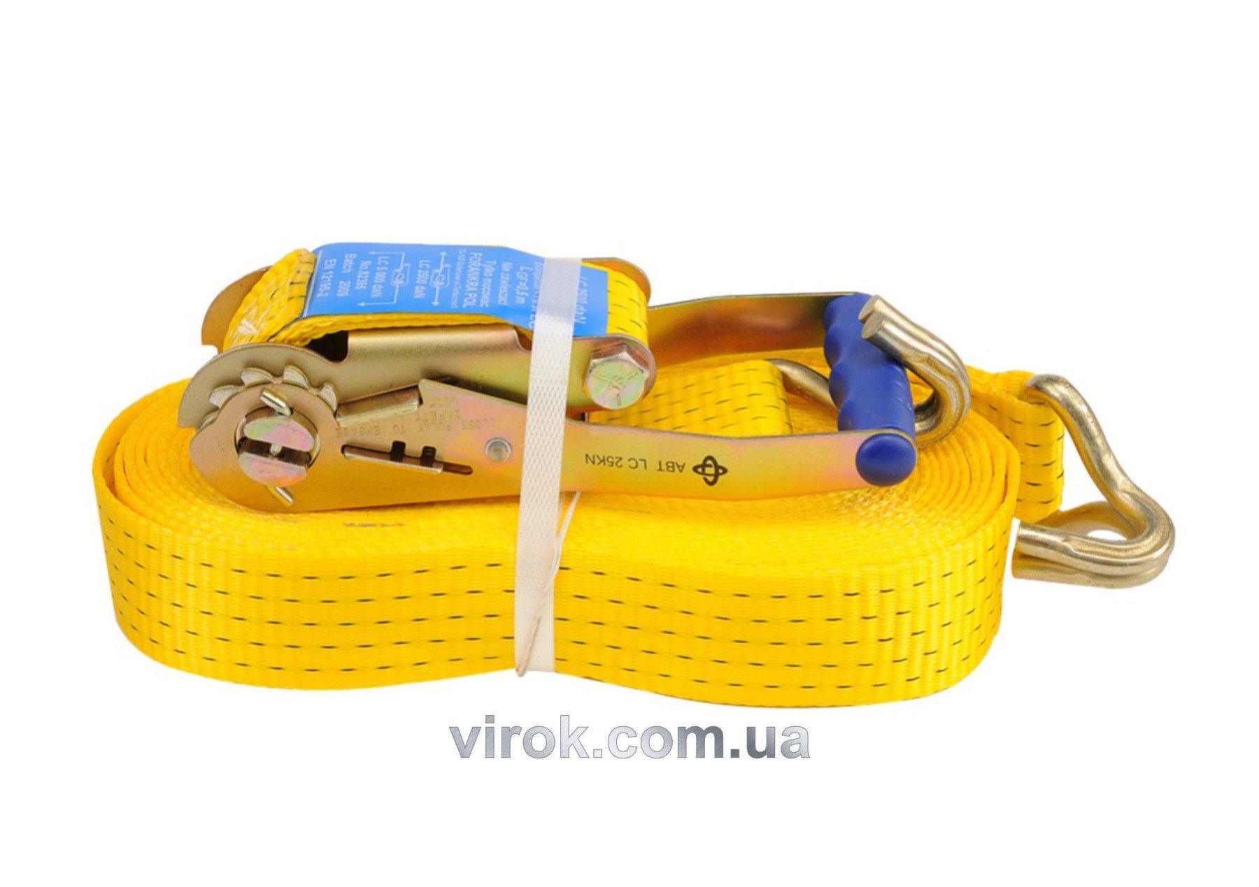 VOREL Пас для кріплення багажу з тріщаткою : 2500 daN, 50мм х 12м  | 82395