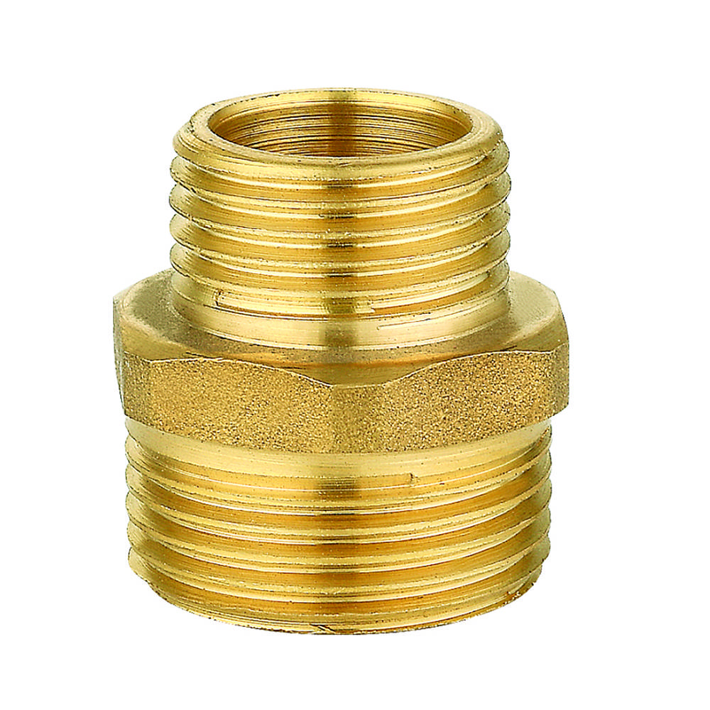 Ніпель латунний перехідний 1/2З-3/4З Double-lin | 78-211