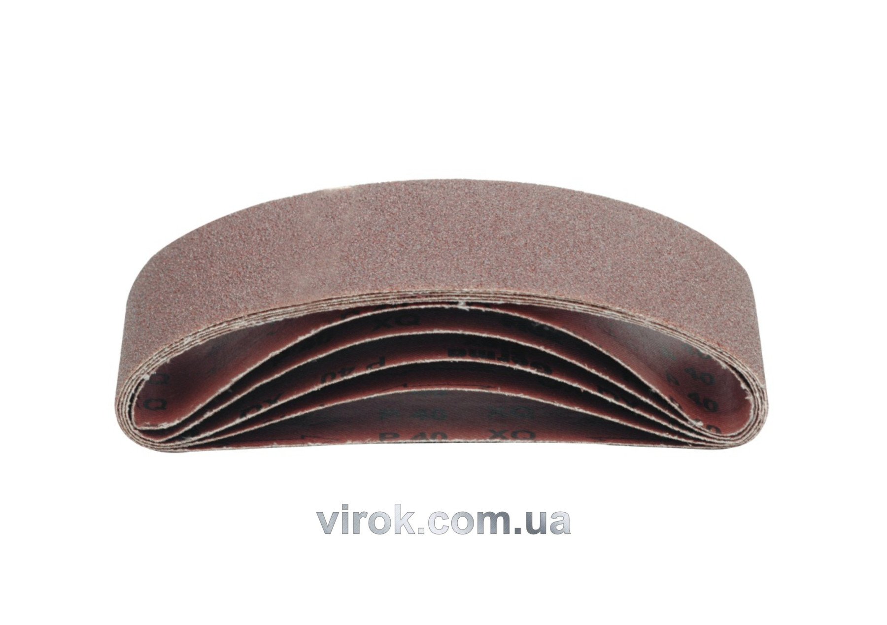 VOREL Стрічка шліфувальна *безкінечка* : 75х533мм P-40 5шт.  | 07664