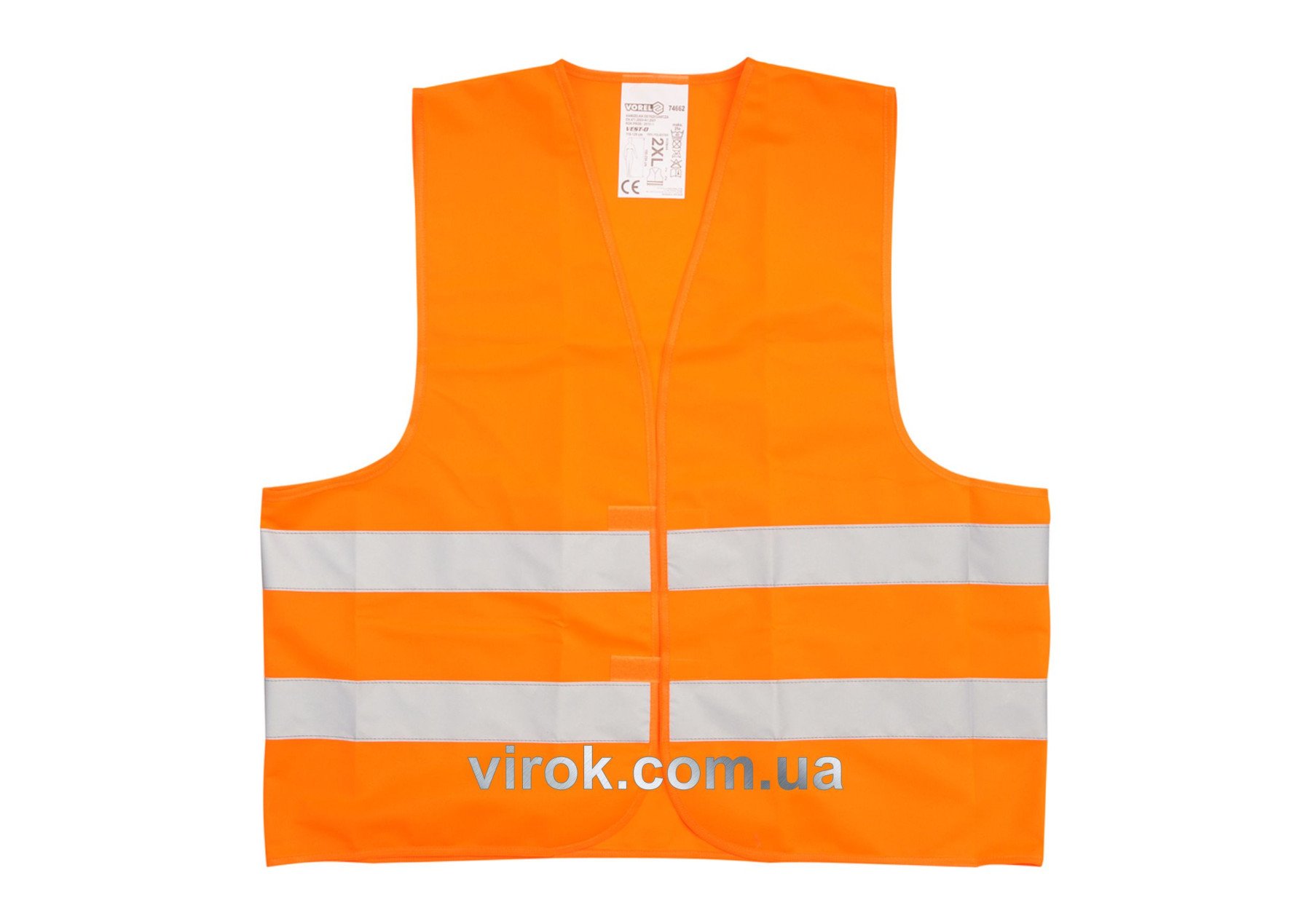 VOREL Жилет сигнальний оранжевий, розм. L  | 74660