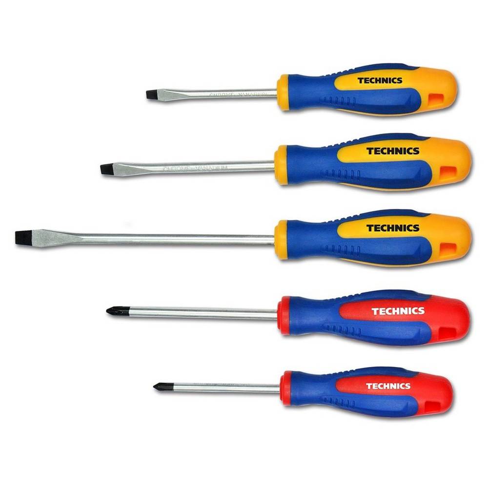 Набір викруток, Cr-V, 5шт Master Technics | 47-523