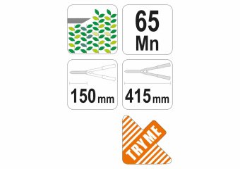 FLO Ножиці до живоплоту міні , з лезами l= 150 мм, загальна l= 415 мм  | 99001