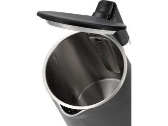 Електрочайник з термостатом з нержавіючої сталі LUND 1,5 л чорний, 2200 Вт, живлення від мережі 230В