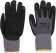 YATO Рукавиці робочі нейлонові YATO покрите спіненим нітрилом з накрапленням, розмір 9, чорнр-сірі  