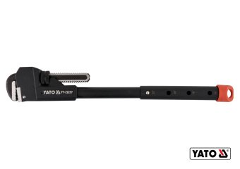 YATO Ключ трубний телескопічний YATO : L= 400-550 мм (16"/18"/20"/22"), макс. Ø80 мм, CrMo 55-60 HRC