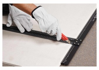 YATO Кутник алюмінієвий Т-подібний YATO : 50 х 122 см, для розкрою г/к плит  | YT-70855