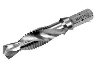 YATO Свердло-мітчик YATO М10 х 1.5 мм, HSS М2, HEX-1/4", l= 59/15 мм  | YT-44847