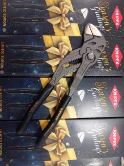 KNIPEX Клещи переставные-гаечный ключ, 180 мм 86 01 180 XMAS | 86 01 180 XMAS