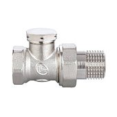 Кран латунний вентильний для підключення радіаторів прямий нижній 3/4 Double-lin | 78-122