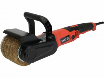 YATO Шліфувально-браширув. машина по мет/дер YATO,елек.мер 230В,1300Вт,900-3700 об/хв щіткаØ=120/19х