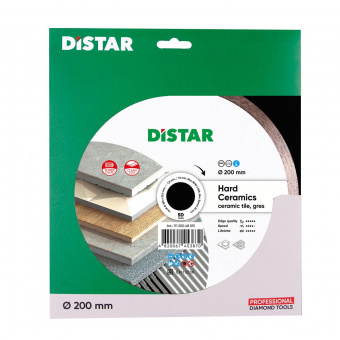 Distar Круг алмазный отрезной 1A1R 200x1,6/1,2x10x25,4 Hard ceramics  