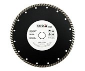YATO Диск алмазний турбо YATO : "TURBO" Ø= 230x8,0x22,2 мм. H= 3,1 мм  | YT-6025