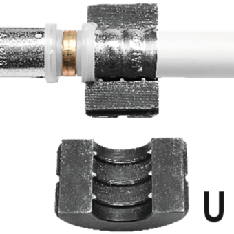 Насадка для прес-кліщів YT-21735 YATO: U 25 мм [50]