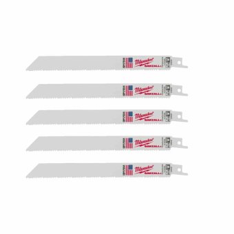 MILWAUKEE Полотно для шабельних пил THIN KERF, 200х3,1/2,1мм, (5шт), (універсальні)