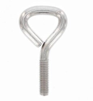 Рым-винт с треугольный кольцом 8х64, нержавеющая сталь А2 (AISI 304)