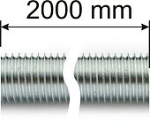 Стержень с метрической резьбой 20х2000