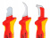 KNIPEX Нож для удаления изоляции 98 55, 180 мм с пяткой | 98 55