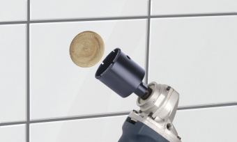 Wolfcraft алмазная кольцевая пила "Ceramic" Ø 25 // 5942000