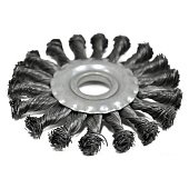 Щітка крацовка закручена, 150х22,2мм Spitce | 18-154