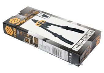 VOREL Заклепочник важільний 2-ручний для нітів Ø=3,2; 4,0; 4,8 мм, l=300 мм  | 70201