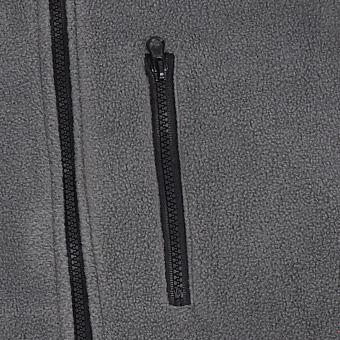 YATO Куртка робоча з грубого фліса YATO розмір XXXL, сіра, 3 кишені, зміцнювальні нашивки, 100% полі