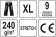 Детально фото YATO Штани робочі чорні YATO, розм XL; 9 киш 64%- поліестер, 34%- бавовна, 2%-еластан, відсвічув вст на shurup.ua YATO Штани робочі чорні YATO, розм XL; 9 киш 64%- поліестер, 34%- бавовна, 2%-еластан, відсвічув вст