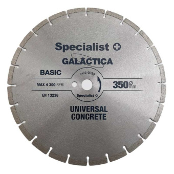 Specialist+ 11/2-0350 Диск алмазний GALACTICA 350x10x25.4