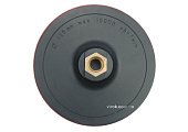 VOREL Круг-насадка шліфувальна з липучкою : Ø=125мм + гайка М14  | 08315