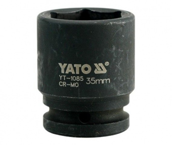 YATO Головка торцева ударна 6-гранна YATO : квадрат 3/4", М= 35 мм, L= 56 мм  | YT-1085