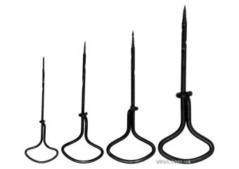 VOREL Бури ручні по дереву , Ø= 2, 3, 4, 5 мм, l= 100- 140 мм, 4 шт.  | 22431