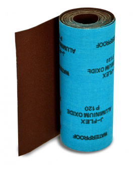 18-620 Папір наждачний на тканинній основі, водост., 200 мм х 5м, зерн. 80 | Spitce