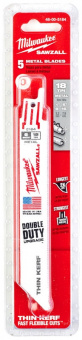 MILWAUKEE Полотно для шаб. пили , 150мм/ крок зуба 1,4мм, (5шт), (метал) | 48005184